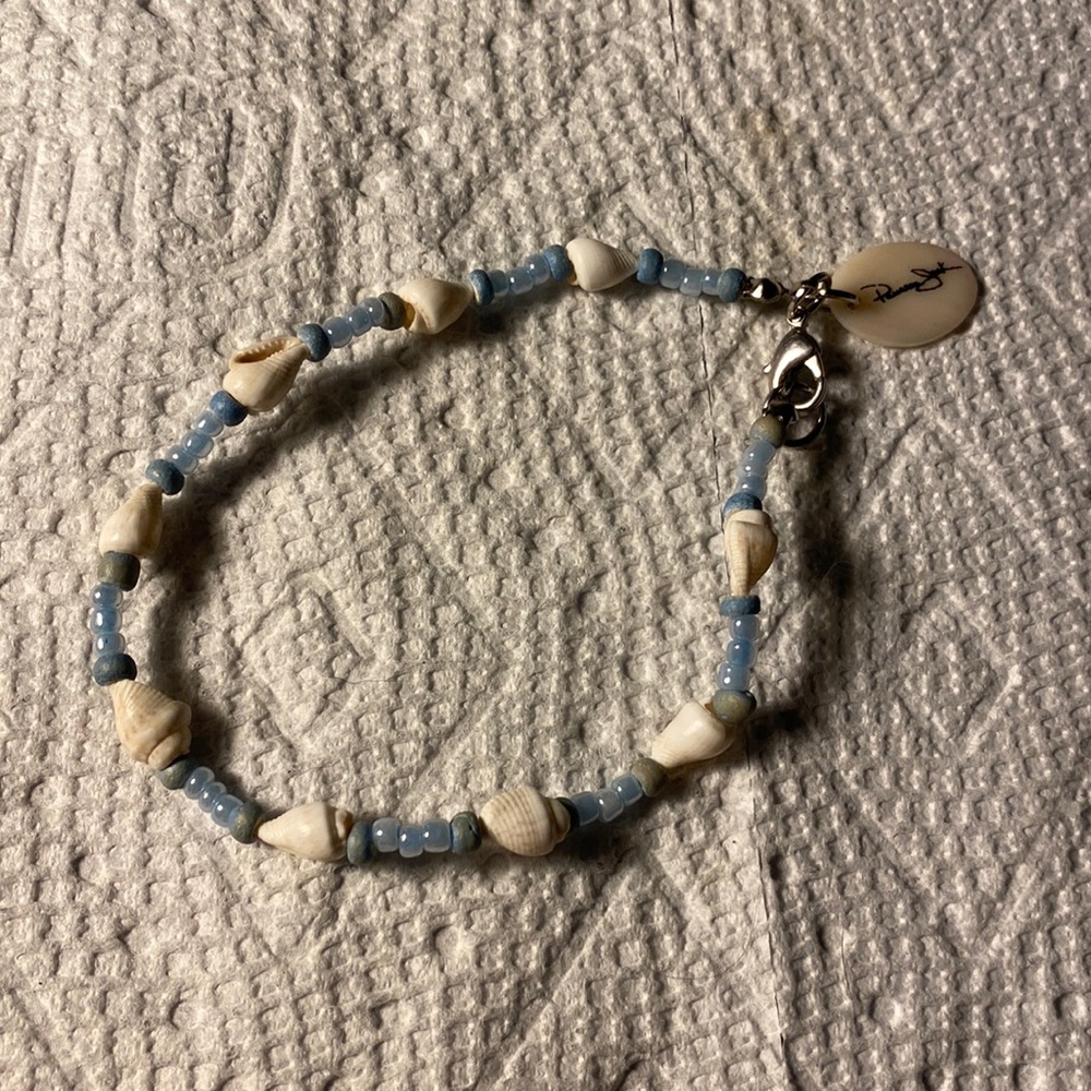 Hand Made Beaded Shell Bracelet